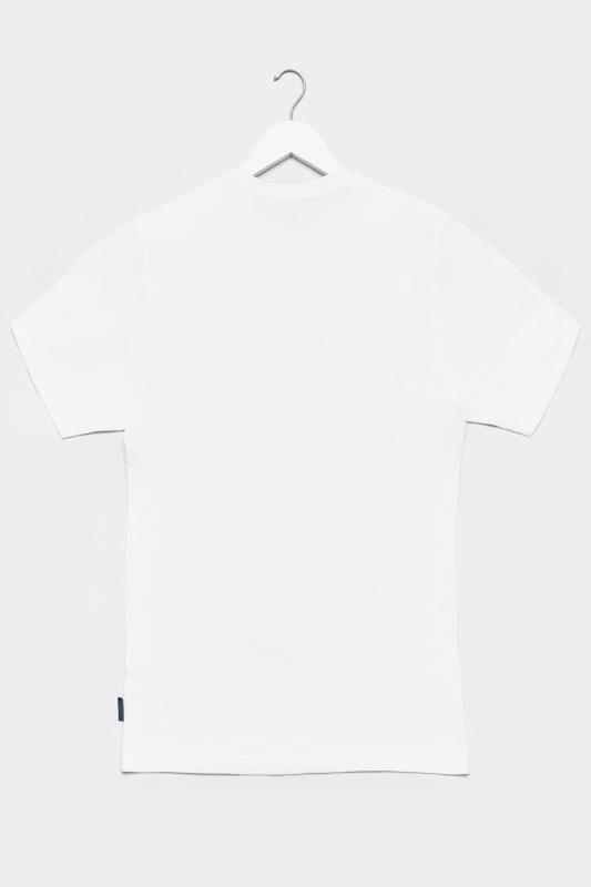 BadRhino Big & Tall White Recycled Plain T-Shirt 2