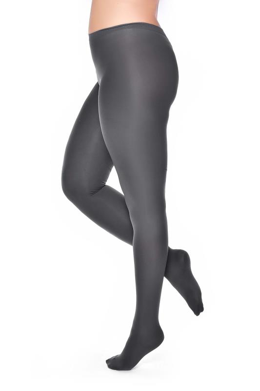 Grey 50 Denier Tights | Yours Clothing 3