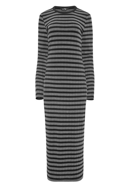 LTS Tall Black Stripe Midi Dress_F.jpg
