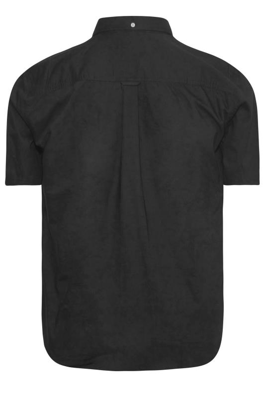 BadRhino Big & Tall Black 2 PACK Short Sleeve Oxford Shirts | BadRhino 4