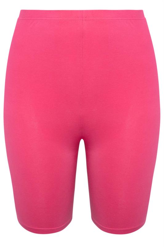 YOURS Plus Size Pink Cycling Shorts | Yours Clothing 4