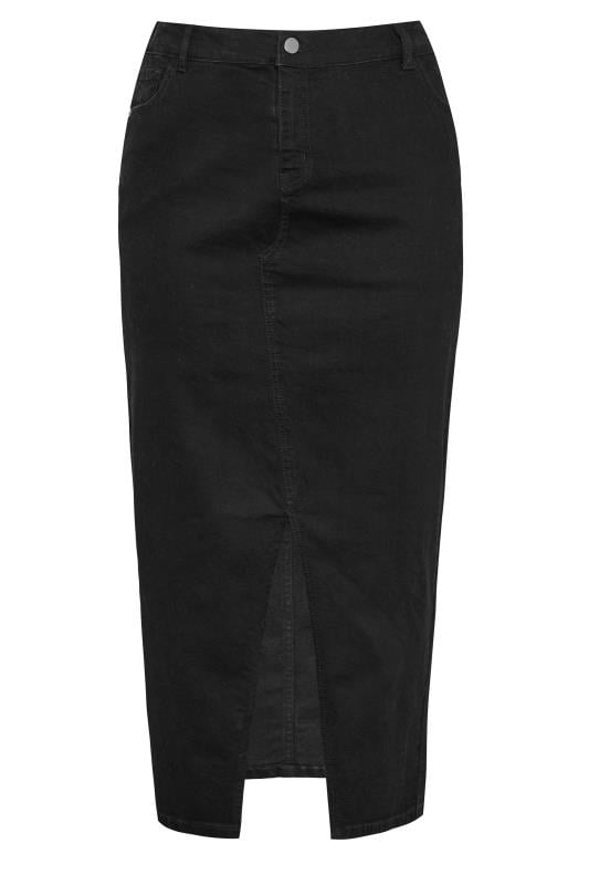 Black denim skirt size 2 best sale