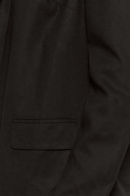 LTS Tall Black Linen Blazer Jacket | Long Tall Sally  5