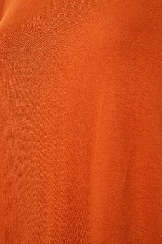 Orange Dipped Hem Short Sleeved T-Shirt_S.jpg