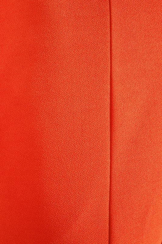 LIMITED COLLECTION Curve Bright Orange Scuba Blazer 5