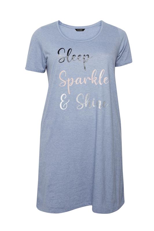 Sparkle and Shine Sleep Dress Blue 2