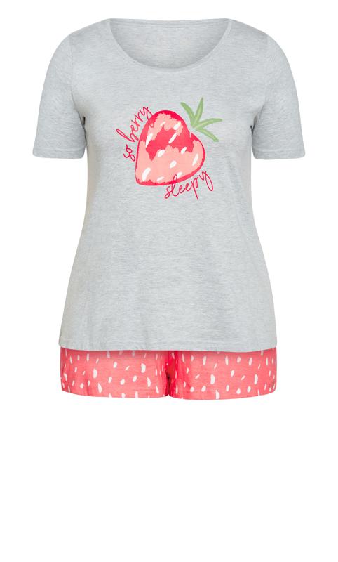Strawberry Grey Sleep Shirt 6