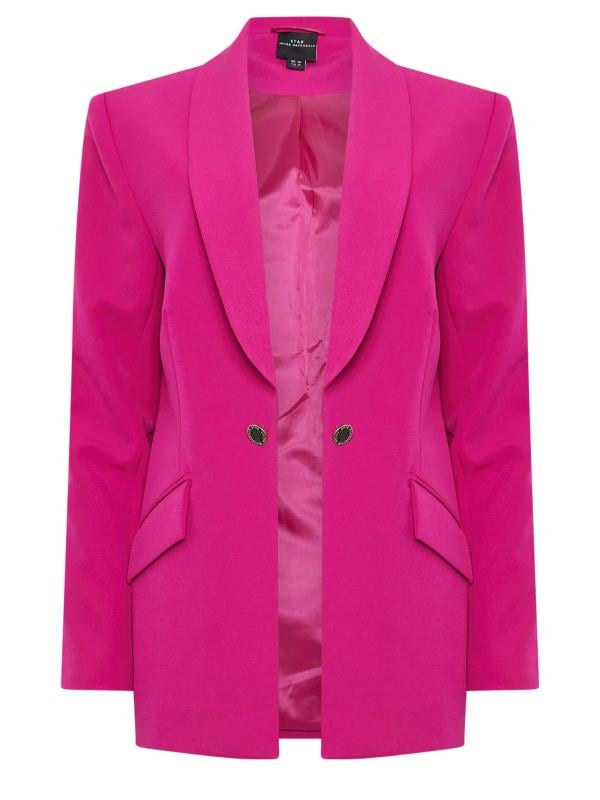 STAR Hot Pink Tailored Blazer | STAR x JM 7