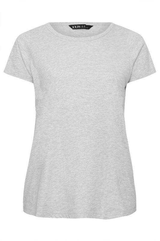 YOURS Plus Size Olive Green Essential T-Shirt | Yours Clothing 5