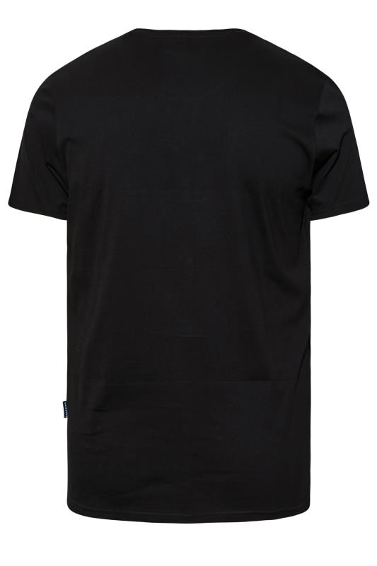 BadRhino Big & Tall Black Batman Printed T-Shirt 3