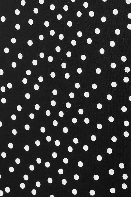 LIMITED COLLECTION Curve Black Polka Dot Top_S.jpg