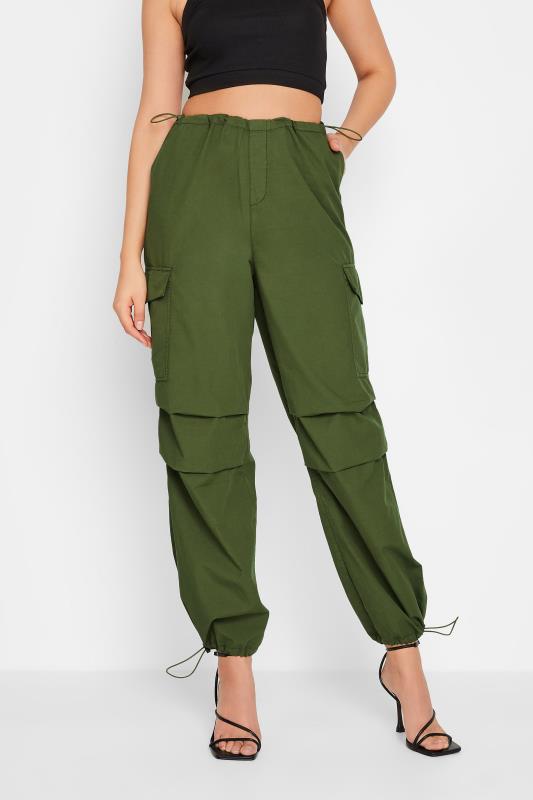 Tall  LTS Tall Khaki Green Parachute Trousers