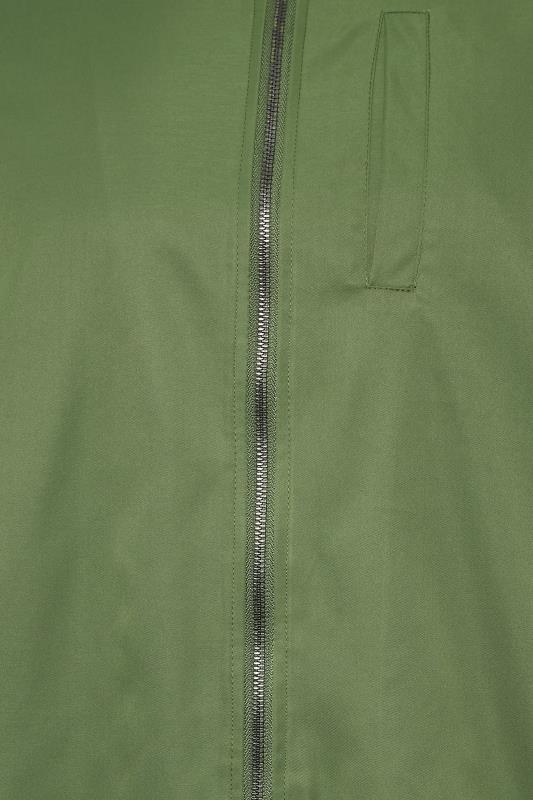BadRhino Big & Tall Mens Plus Size Khaki Green Bomber Jacket | BadRhino 3