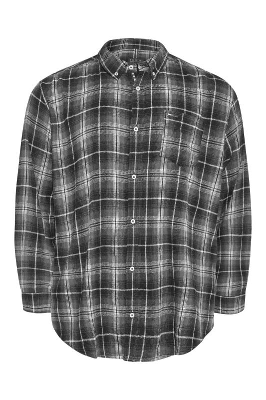 BadRhino Black & Grey Brushed Check Shirt_F.jpg