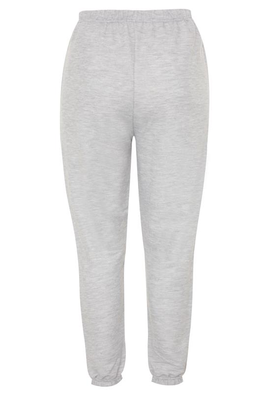 grey marl basic joggers