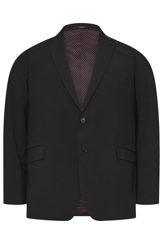 D555 Big & Tall Black Suit Jacket | BadRhino 4