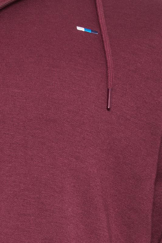 BadRhino Burgundy Red Zip Through Hoodie | BadRhino 7