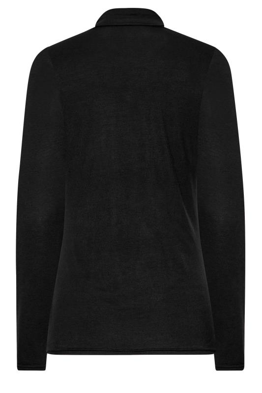 LTS Tall Women's Black Long Sleeve Turtleneck Top | Long Tall Sally 8