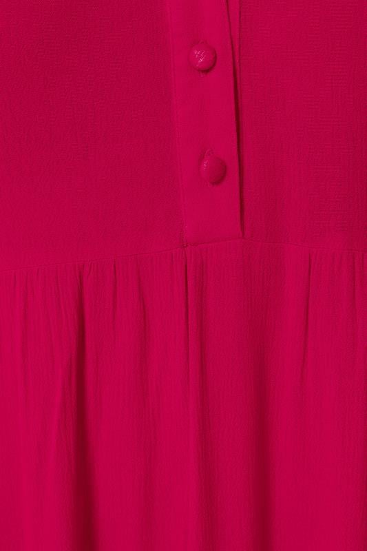 M&Co Red Tiered Half Placket Maxi Dress | M&Co 4