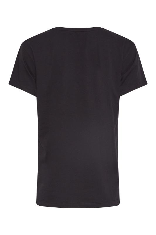 2 PACK Petite Black Stripe Basic T-Shirts 12