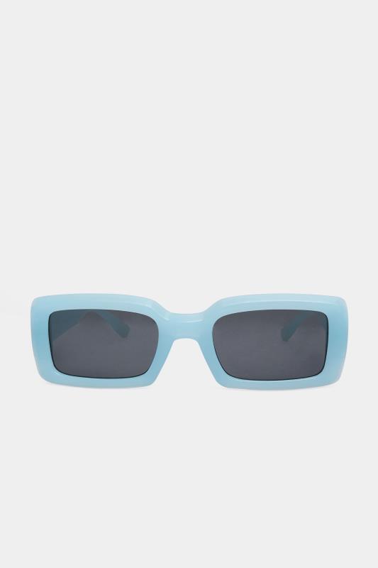 Blue Rectangle Sunglasses 3