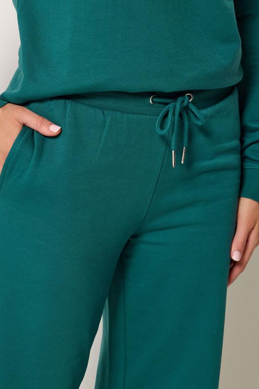 LTS Tall Women's Teal Blue Wide Leg Joggers | Long Tall Sally  4