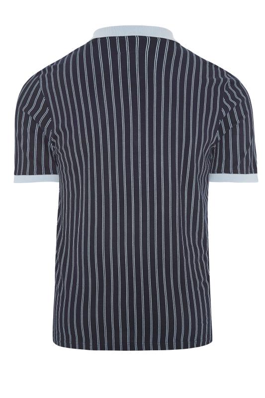 BadRhino Navy Striped Polo Shirt_BK.jpg