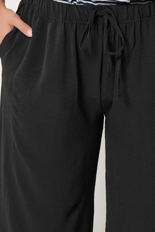 YOURS Plus Size Black Culottes | Yours Clothing 4