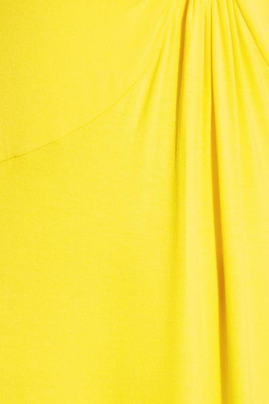 LIMITED COLLECTION Curve Yellow Ring Detail Midaxi Dress 6