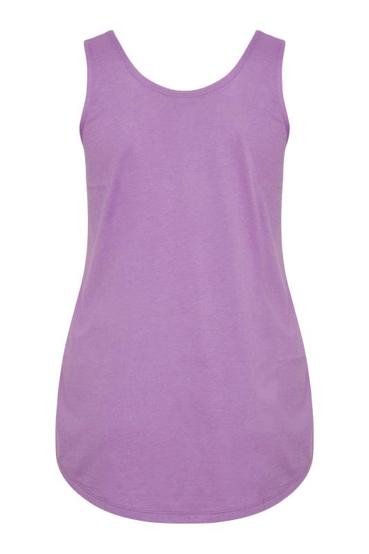 Plus Size Purple Vest Top | Yours Clothing