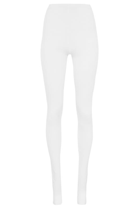 LTS MADE FOR GOOD White Organic Cotton Leggings | Long Tall Sally 4