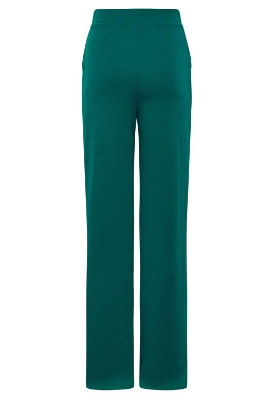 LTS Tall Women's Forest Green Scuba Wide Leg Trousers | Long Tall Sally 6