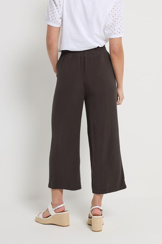M&Co Chocolate Wide Leg Brown Culottes 2