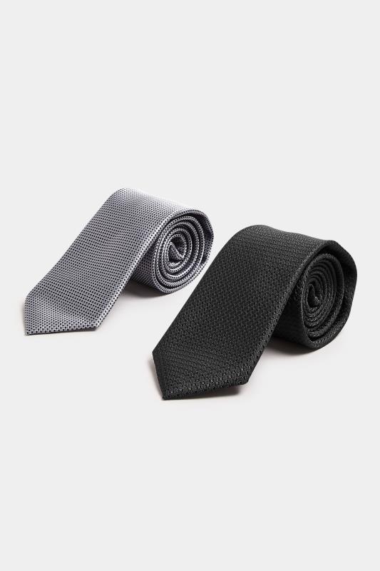 BadRhino Black & Grey 2 PACK Textured Ties| BadRhino 2