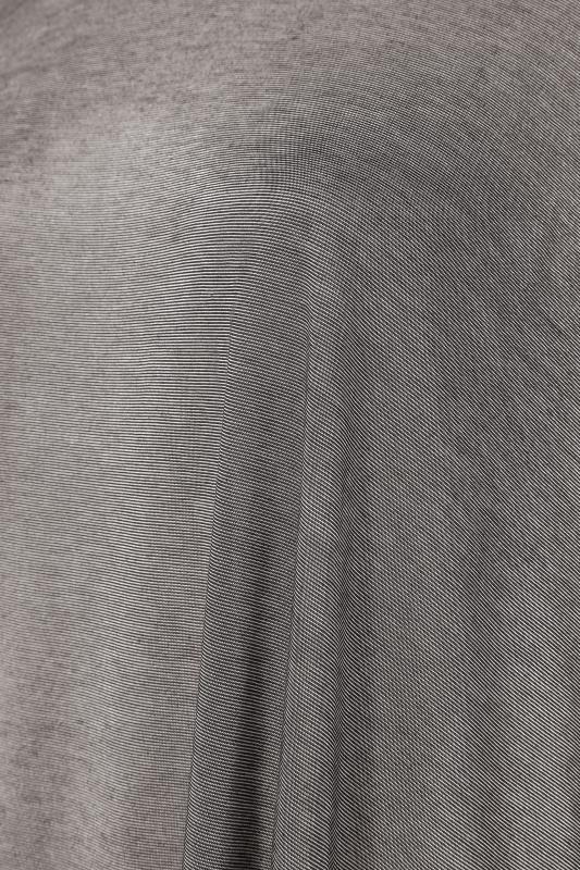 Silver Metallic Longline Dipped Hem T-Shirt_S.jpg