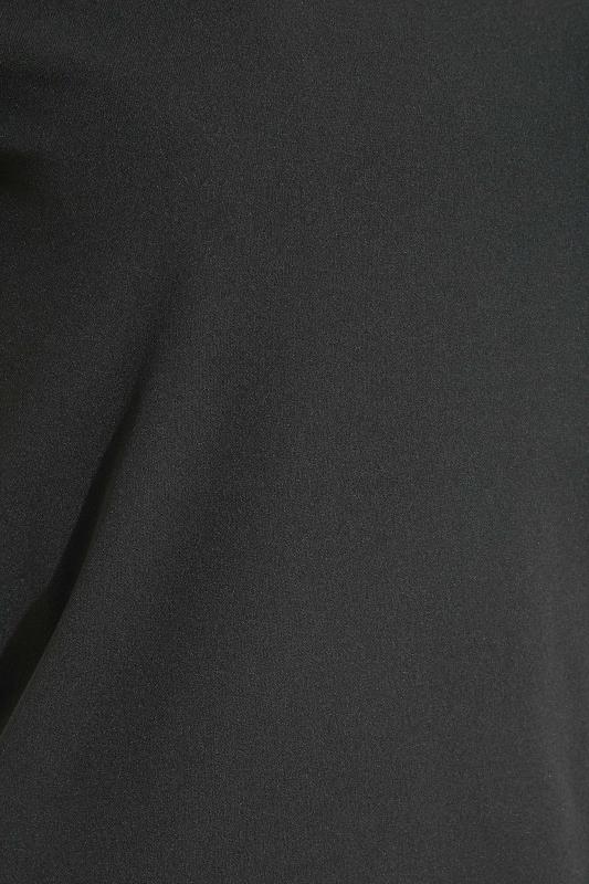 LTS Tall Black Cut Out Detail T-Shirt 5
