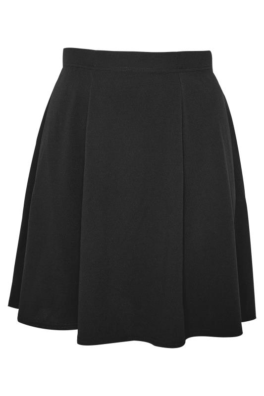 Plus Size LIMITED COLLECTION Black Scuba Skater Skirt | Yours Clothing 4