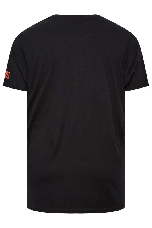 BadRhino Black Marvel Short Sleeve T-Shirt | BadRhino 4