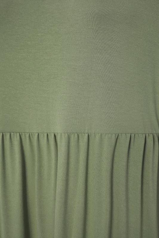 LIMITED COLLECTION Curve Khaki Green Throw On Maxi Dress_S.jpg