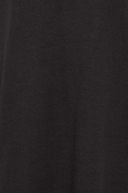 M&Co Black Long Sleeve Cotton Blend Top | M&Co  5