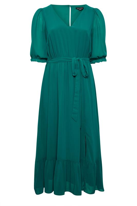Avenue Green Tie Waist Midi Dress 5