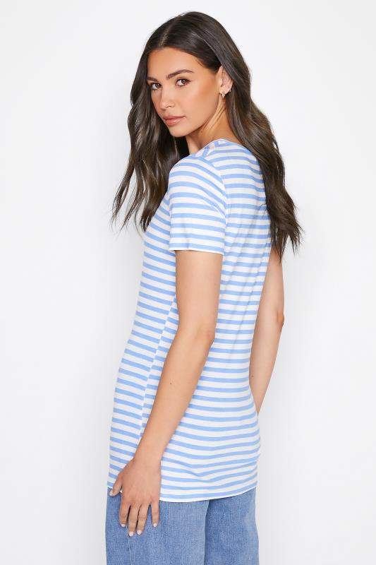 LTS Tall Blue Stripe T-Shirt 3