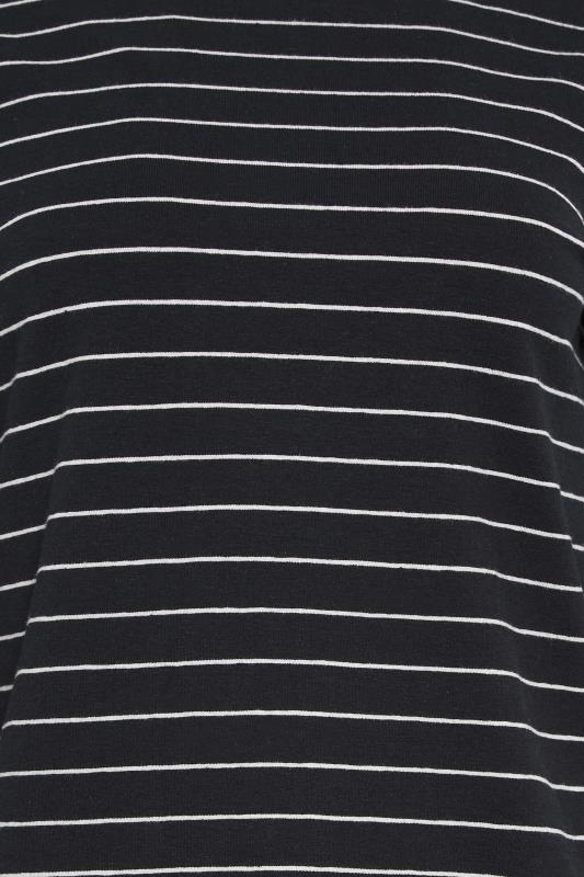 M&Co Black Stripe Cotton Blend Top | M&Co 5