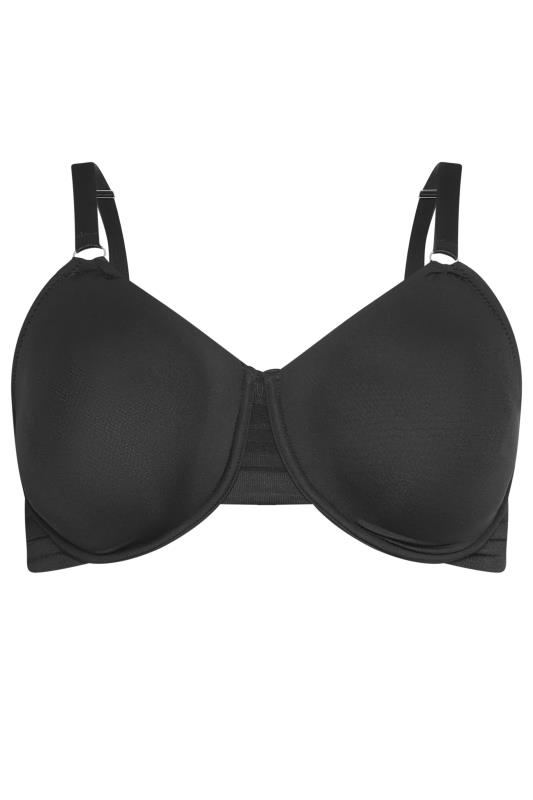 YOURS Plus Size Black Smoothing Silhouette Non Padded Underwired Bra