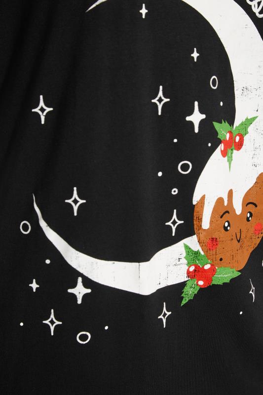Black 'Christmas Vibes' Slogan Christmas T-Shirt_S.jpg