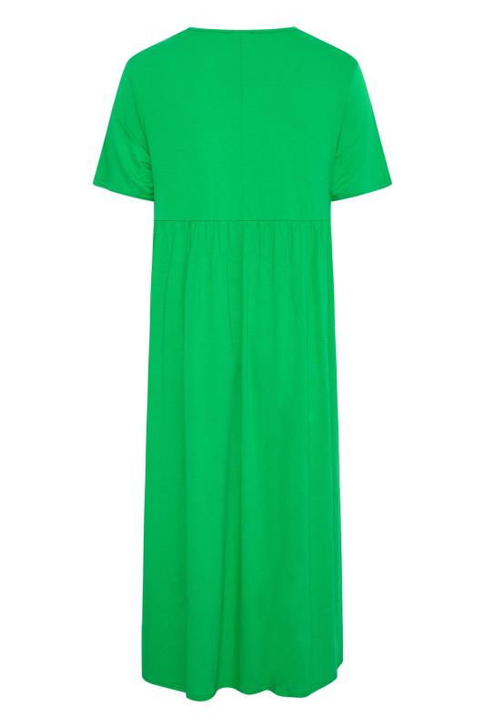 LIMITED COLLECTION Plus Size Green Throw On Maxi Dress | Yours Clothing 7