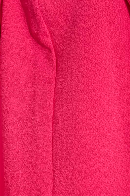 LTS Tall Hot Pink Scuba Longline Blazer 8