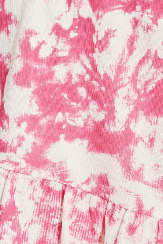 LIMITED COLLECTION Pink & White Tie Dye Pyjama Shorts_Z.jpg