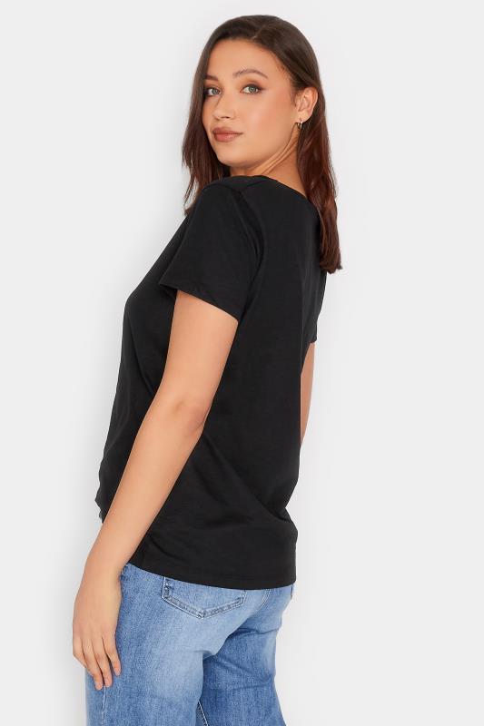 LTS Tall Women's Black V-Neck T-Shirt | Long Tall Sally 3