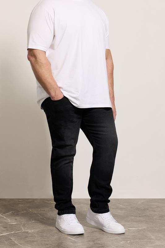 Slim Tapered D555 - Jean Gris Foncé Coupe Fuseau 